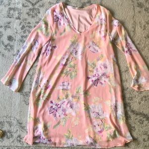 Pink Blush Maternity Floral Dress